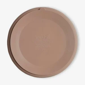 Assiette Compartimentée MUSHIE En Silicone Beige – Mushie 12