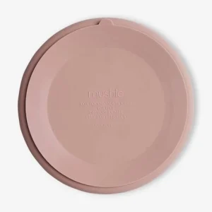 Assiette Compartimentée MUSHIE En Silicone Beige – Mushie 18