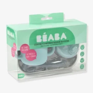 Coffret D’apprentissage 3 Pièces BEABA En Silicone Rose – Beaba 16