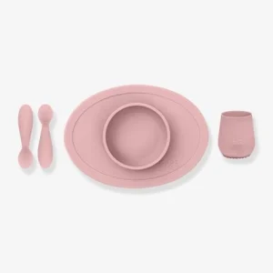 Coffret-repas 4 Pièces EZPZ First Food Set En Silicone Bleu – EZPZ 7