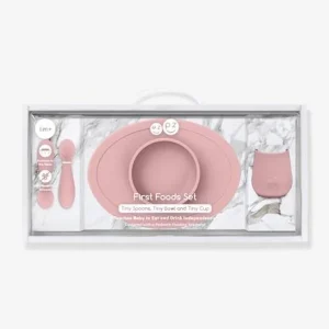 Coffret-repas 4 Pièces EZPZ First Food Set En Silicone Bleu – EZPZ 9