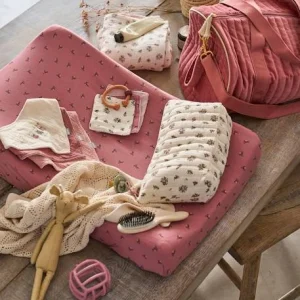 Housse De Matelas à Langer En Jersey Bois De Rose Imprimé – Vertbaudet 12