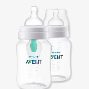 Lot De 2 Biberons 240 Ml Philips AVENT Anti-colic Avec Valve AirFree Transparent – Philips Avent 10