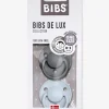 Lot De 2 Sucettes-tétines BIBS De Lux En Silicone Gris Fer + Bleu Layette – Bibs 22