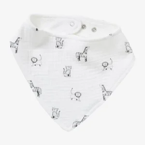 Lot De 3 Bavoirs Bandanas En Gaze De Coton Lot Vert Panda – Vertbaudet 12