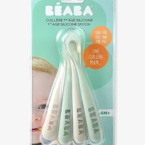 Lot De 4 Cuillères 1er âge BEABA Soft Sans BPA Bleu/gris/ocre – Beaba 13