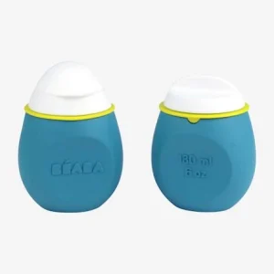 Lot De Gourdes Pour Compotes BEABA Babysqueez’ 2 En 1 + Squeez’portion Blue – Beaba 14