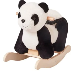 Panda à Bascule Bébé En Bois FSC® Blanc – Vertbaudet 16