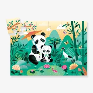 Puzzle 24 Pièces Léo Panda DJECO Blanc – Djeco 6