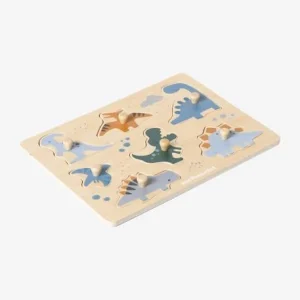 Puzzle Bouton Dinosaures En Bois FSC® Multicolore – Vertbaudet 8