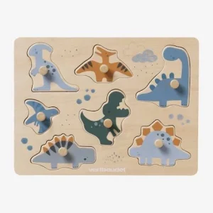 Puzzle Bouton Dinosaures En Bois FSC® Multicolore – Vertbaudet 10