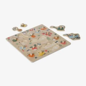 Puzzle Boutons Jardin En Bois FSC® Multicolore – Vertbaudet 8