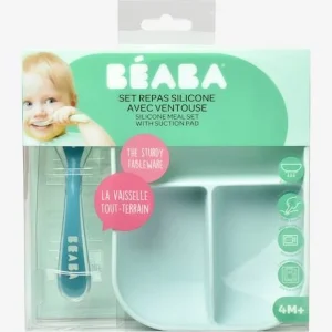 Set Vaisselle 2 Pièces Silicone BEABA Gris Clair – Beaba 10