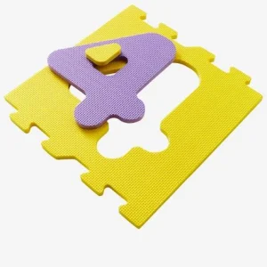 Tapis De Jeux, Marelle Et Puzzle En Mousse + 4 Palets Multicolore – Vertbaudet 9