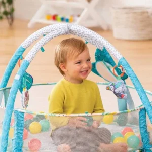 Tapis D’éveil Transformable En Aire à Balles Infantino Vert – Infantino 11