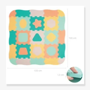 Tapis Géométrique Touch LUDI Multicolore – Ludi 7