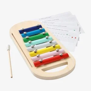 Xylophone Avec Partitions En Bois FSC® Multicolore – Vertbaudet 15